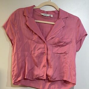 & Other Stories pink crop top